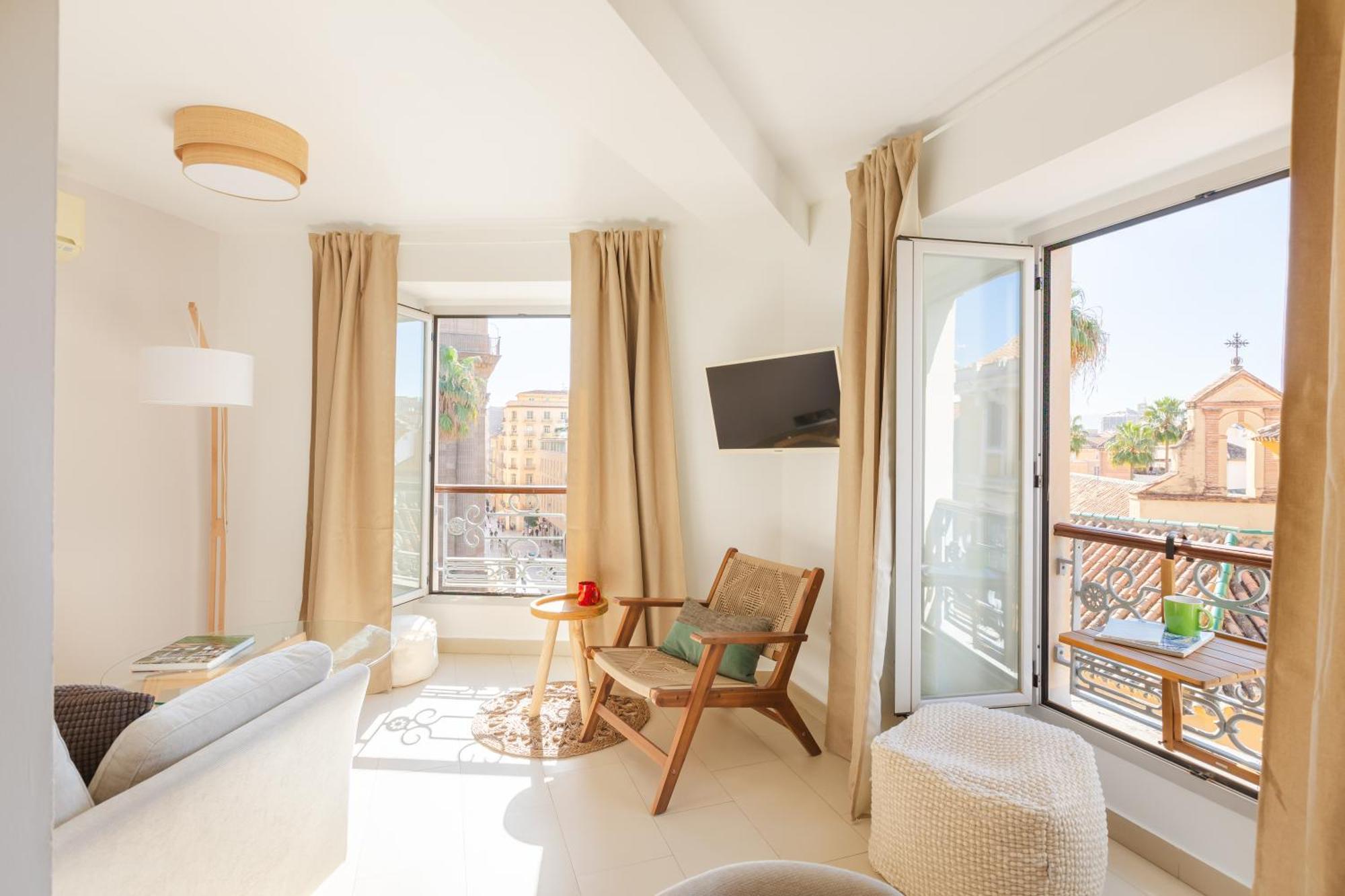 Apartamento Balcon De La Catedral Málaga Exterior foto