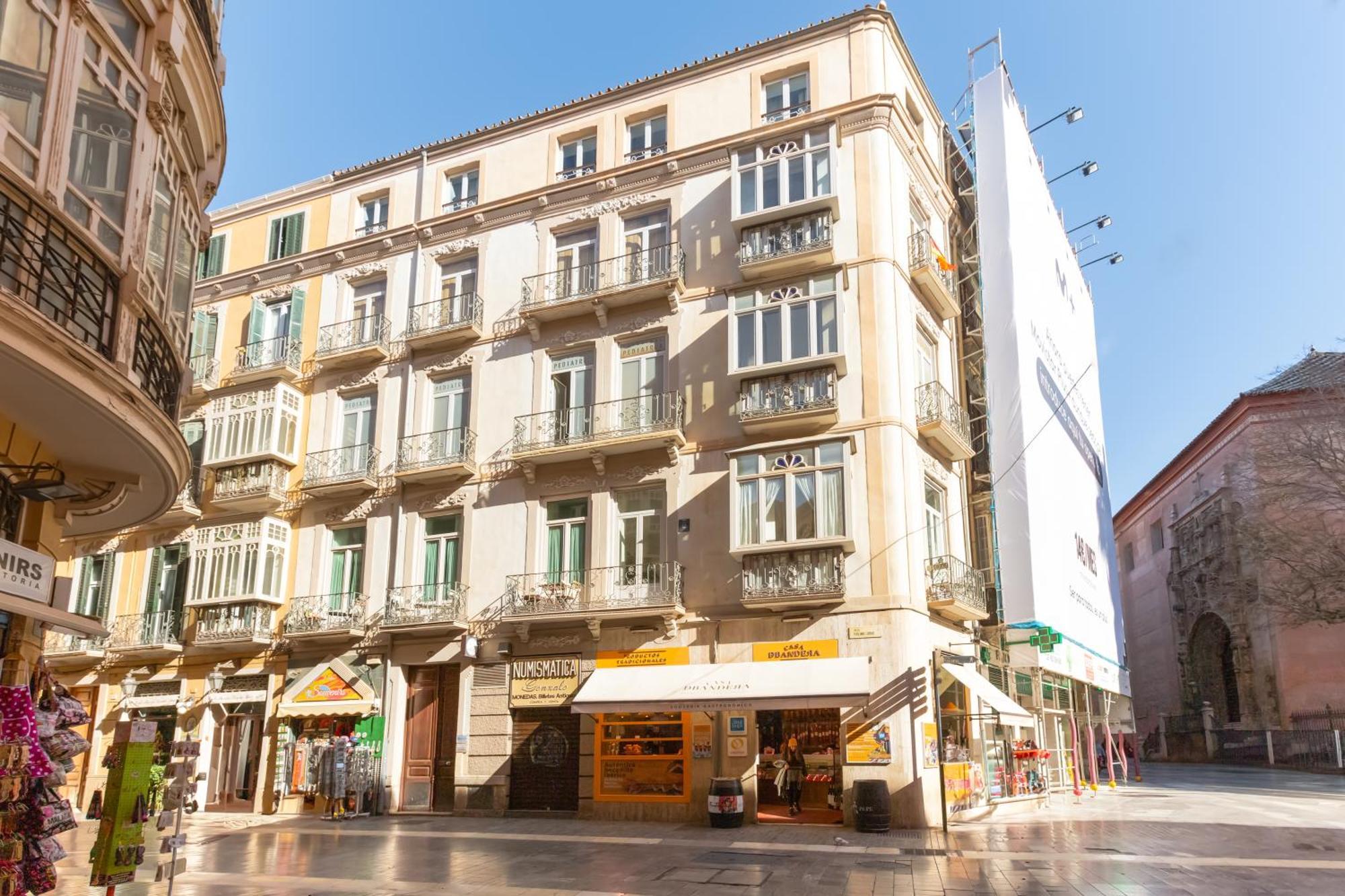 Apartamento Balcon De La Catedral Málaga Exterior foto